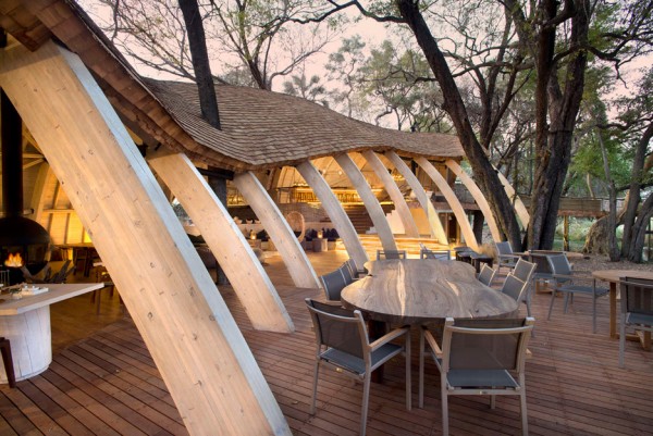 Sandibe Okavango Safari Lodge in Botswana by Nicholas Plewman Architects and Michaelis Boyd