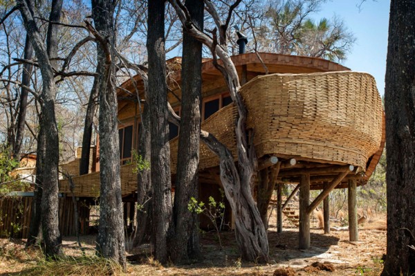 Sandibe Okavango Safari Lodge in Botswana by Nicholas Plewman Architects and Michaelis Boyd