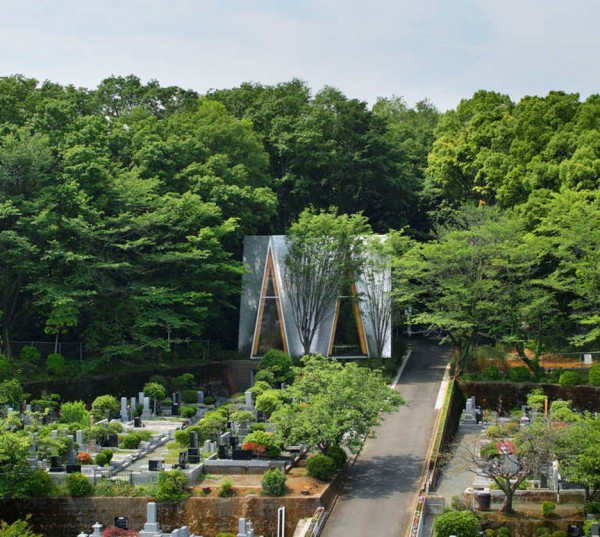 Sayama Forest Chapel in Japan by Hiroshi Nakamura and NAP