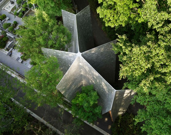 Sayama Forest Chapel in Japan by Hiroshi Nakamura and NAP