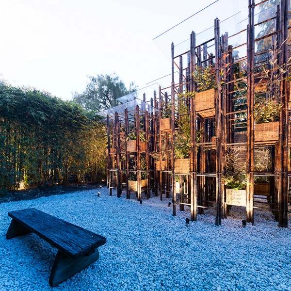 Vo Trong Nghia uses bamboo for this pavilion at Sydney's SCAF gallery