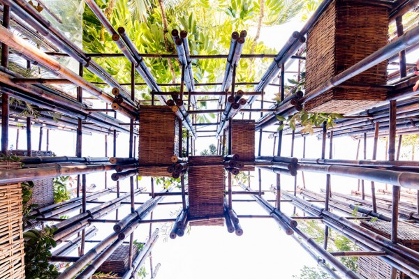 Vo Trong Nghia uses bamboo for this pavilion at Sydney's SCAF gallery