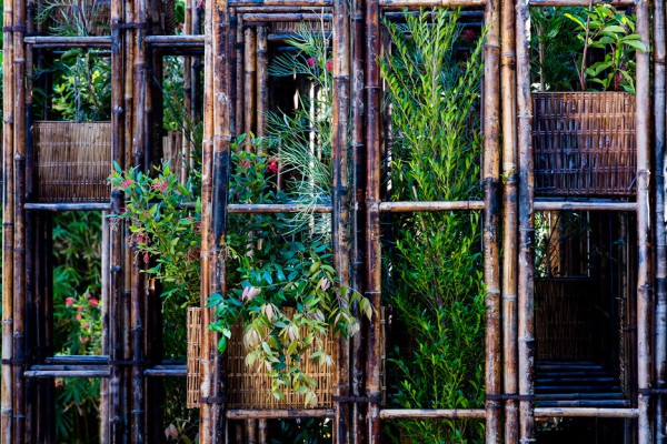 Vo Trong Nghia uses bamboo for this pavilion at Sydney's SCAF gallery