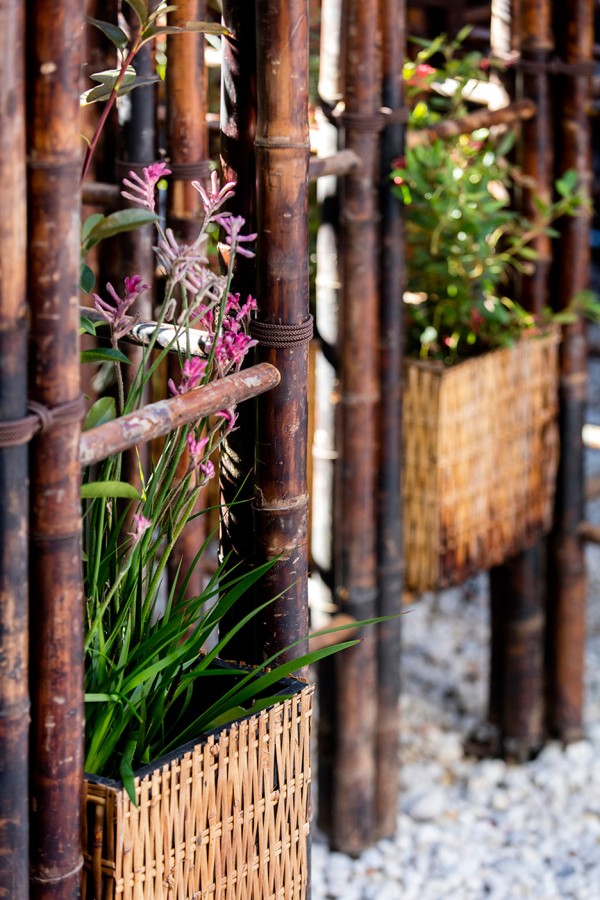 Vo Trong Nghia uses bamboo for this pavilion at Sydney's SCAF gallery