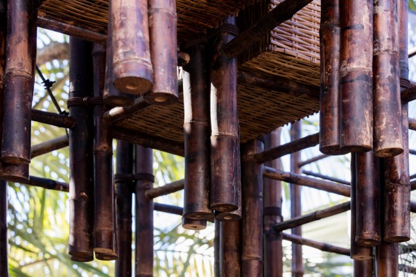 Vo Trong Nghia uses bamboo for this pavilion at Sydney's SCAF gallery