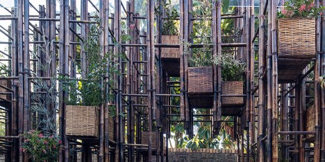 Vo Trong Nghia uses bamboo for this pavilion at Sydney's SCAF gallery