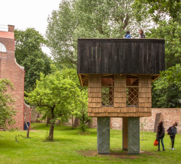 Seminar House Pavilion by Kingston University students and Terunobu Fujimori