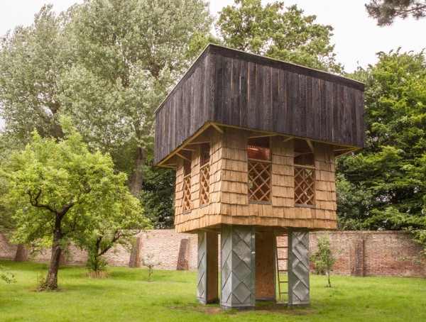 Seminar House Pavilion by Kingston University students and Terunobu Fujimori