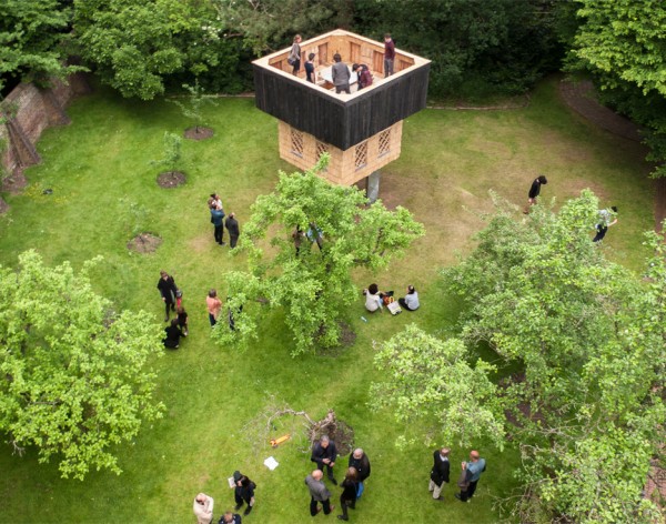 Seminar House Pavilion by Kingston University students and Terunobu Fujimori