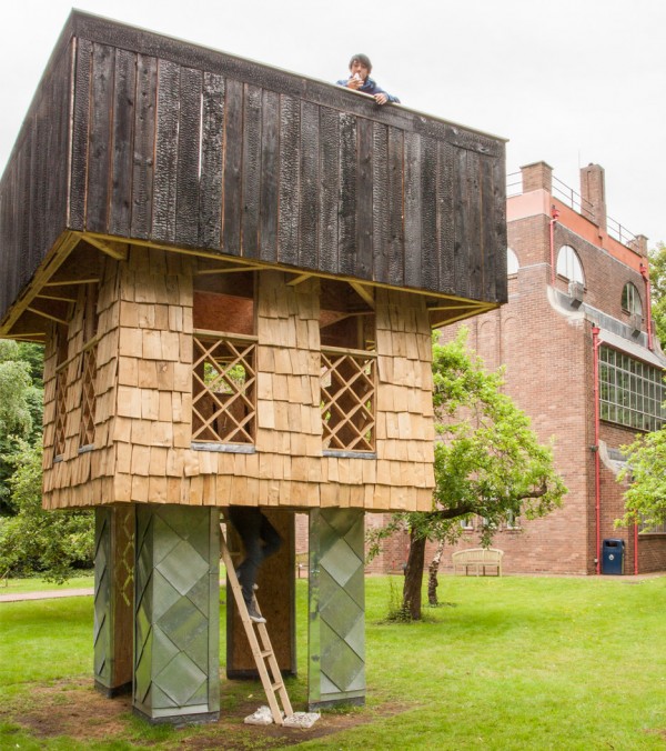 Seminar House Pavilion by Kingston University students and Terunobu Fujimori