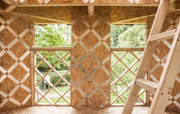 Seminar House Pavilion by Kingston University students and Terunobu Fujimori