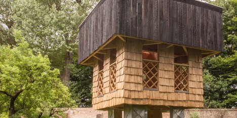 Seminar House Pavilion by Kingston University students and Terunobu Fujimori