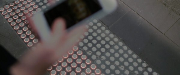 Büro North proposes traffic lights in the pavement to prevent accidents involving smartphone uses