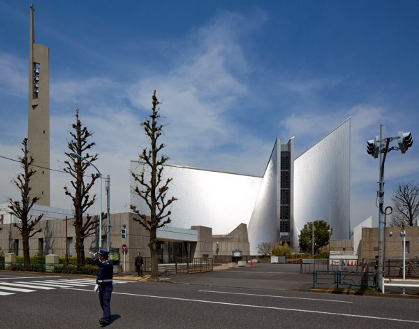 Kenxo Tange's St Mary's Cathedral photographed by Edmund Sumner