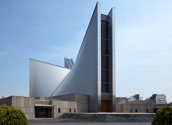 Kenxo Tange's St Mary's Cathedral photographed by Edmund Sumner