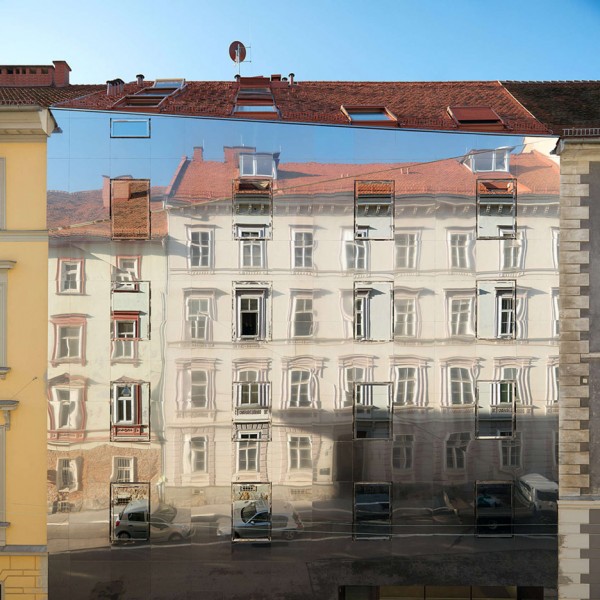 The Stadthaus Ballhausgasse or Broken Mirror house in Austria by Hope of Glory architektur
