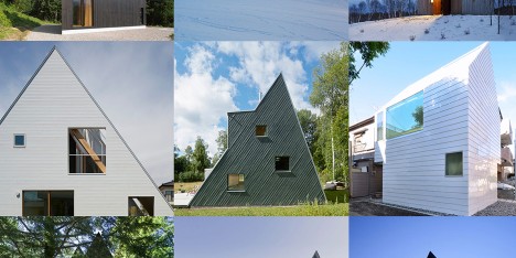 Steeply pitched roofs feature on Dezeen’s new Pinterest board