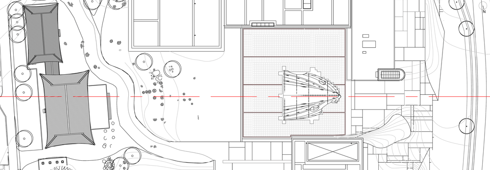 Temp'L by Shinslab Architecture is an installation recycled from a rusty old cargo ship for a museum courtyard in Seoul