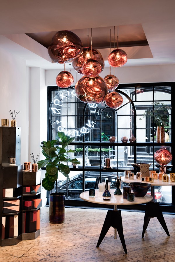 Tom Dixon's new store on Howard Street in SoHo