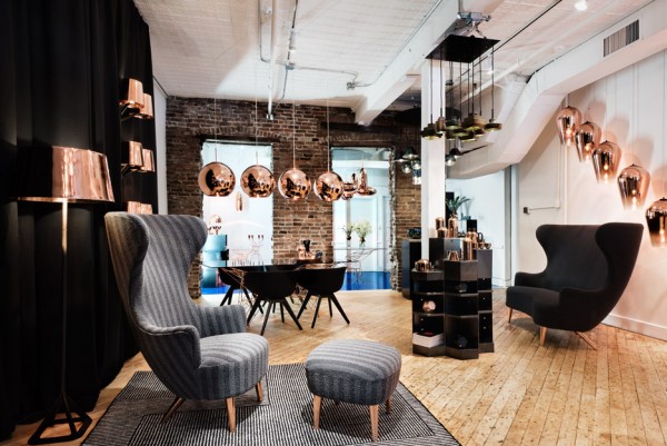 Tom Dixon's new store on Howard Street in SoHo