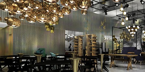 Rendering of Tom Dixon's new space in Los Angeles