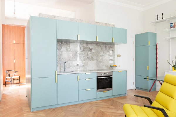 Architecture studio Nimtim renovate a Victorian terrace in London into a space saving apartment