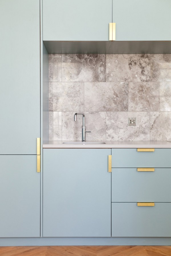 Architecture studio Nimtim renovate a Victorian terrace in London into a space saving apartment