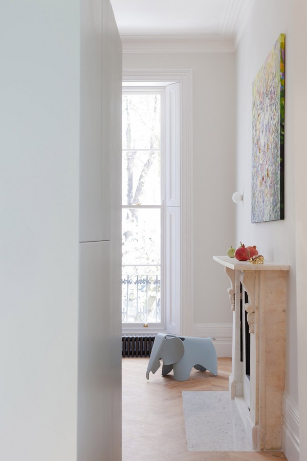 Architecture studio Nimtim renovate a Victorian terrace in London into a space saving apartment