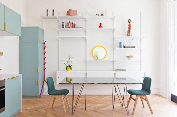 Architecture studio Nimtim renovate a Victorian terrace in London into a space saving apartment