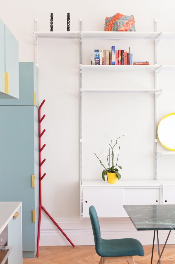 Architecture studio Nimtim renovate a Victorian terrace in London into a space saving apartment