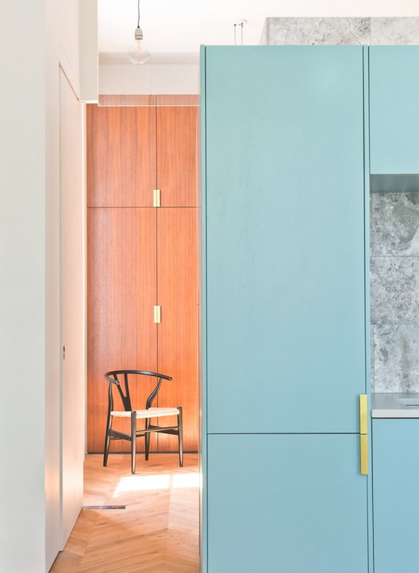 Architecture studio Nimtim renovate a Victorian terrace in London into a space saving apartment