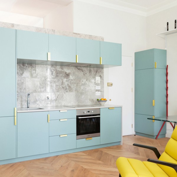 Architecture studio Nimtim renovate a Victorian terrace in London into a space saving apartment