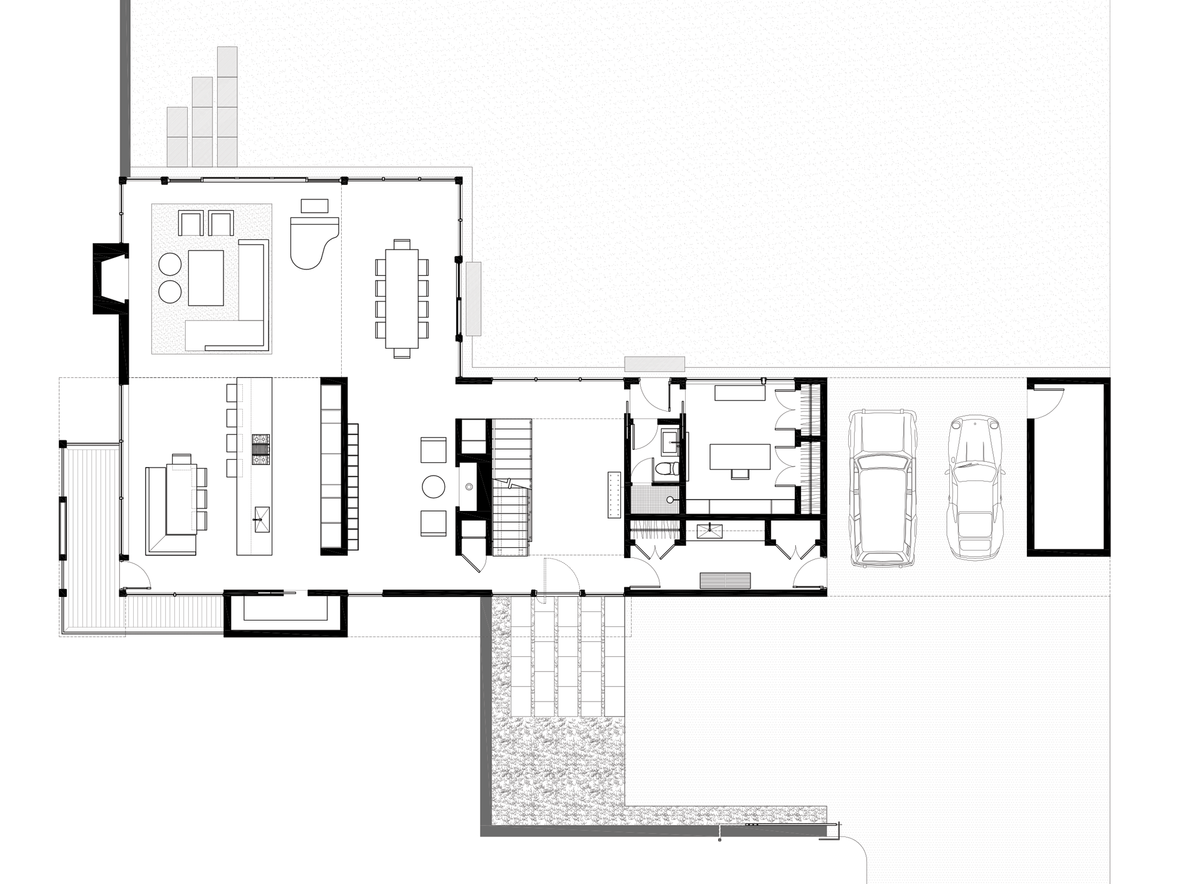 Mohican Hills House by Robert Gurney Architect