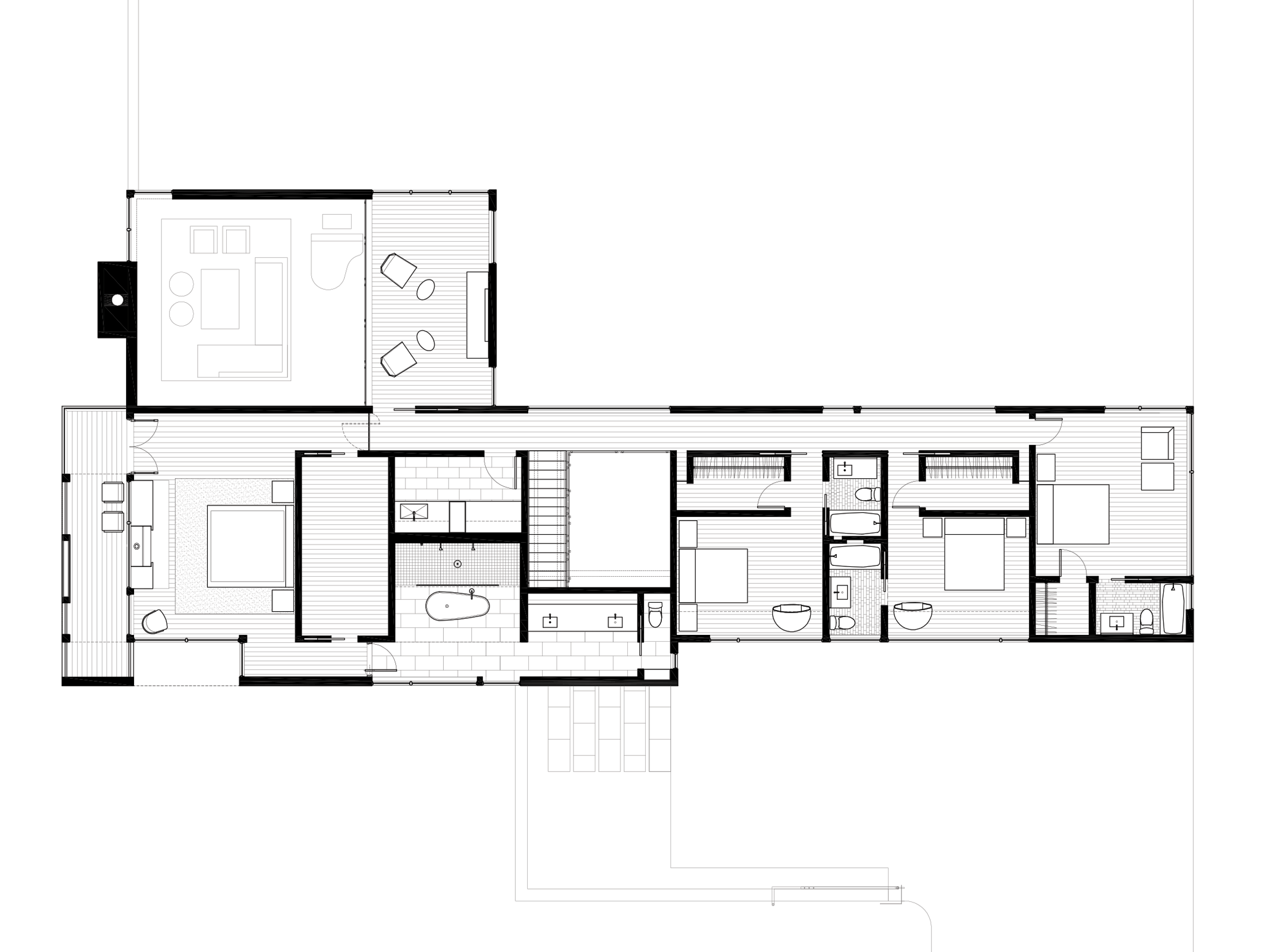 Mohican Hills House by Robert Gurney Architect