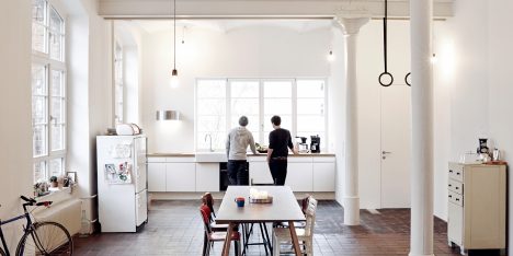 IFUB renovates shared apartment in an old chocolate factory in Berlin