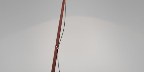 Ilse Crawford designs brass-footed floor lamp for Kalmar Werkstätten