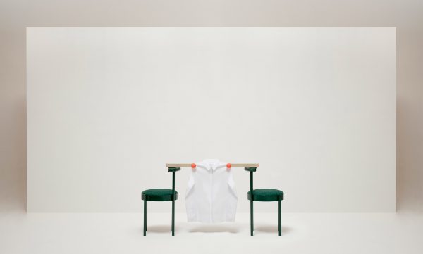 COS and Daniel Emma emphasise the classic white shirt with set of installations