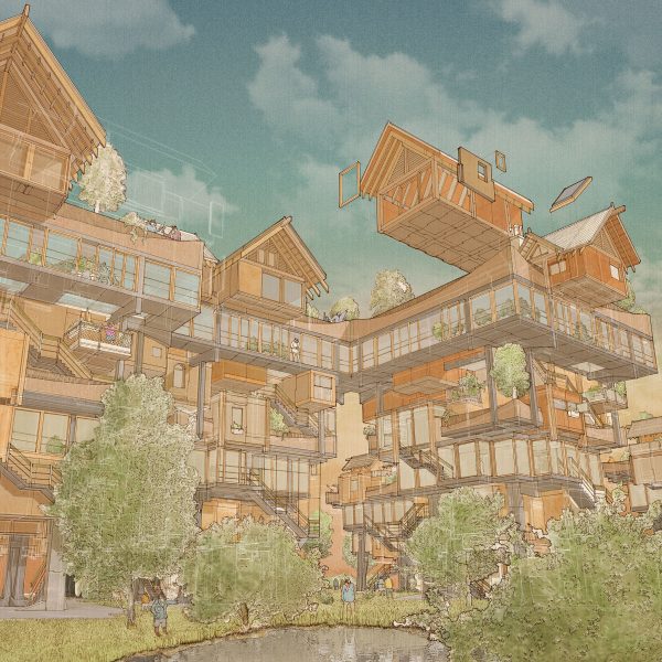 Matt Lucraft proposes solution to London’s housing crisis with “mad-cap” building system