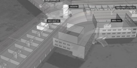 Forensic Architecture create digital reconstruction of an "architectural instrument of torture"
