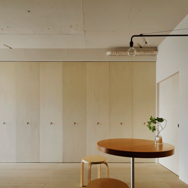 Minorpoet applies traditional Japanese design to a renovated apartment in Tokyo