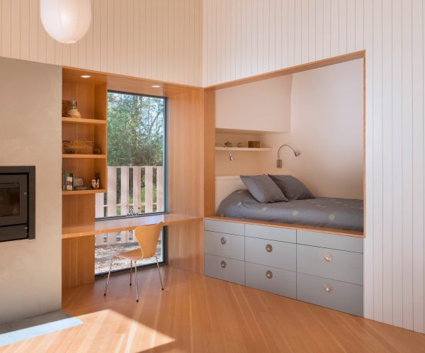 Cottage in woods by 3six0 Architecture
