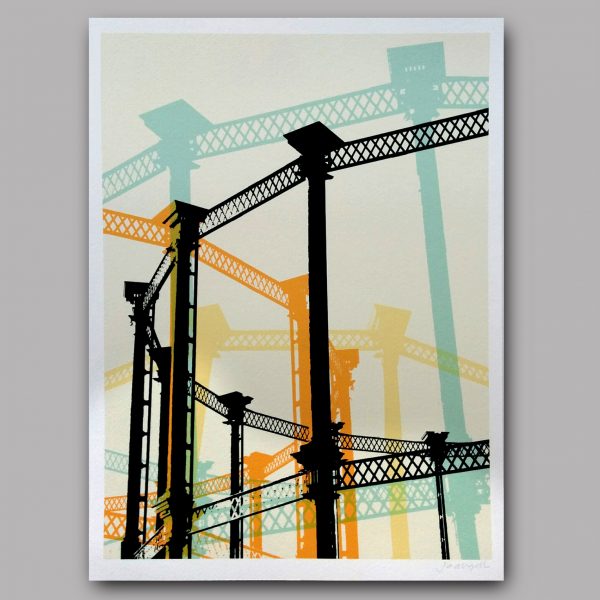 Kings Cross Gasholder no8 by Jo Angell