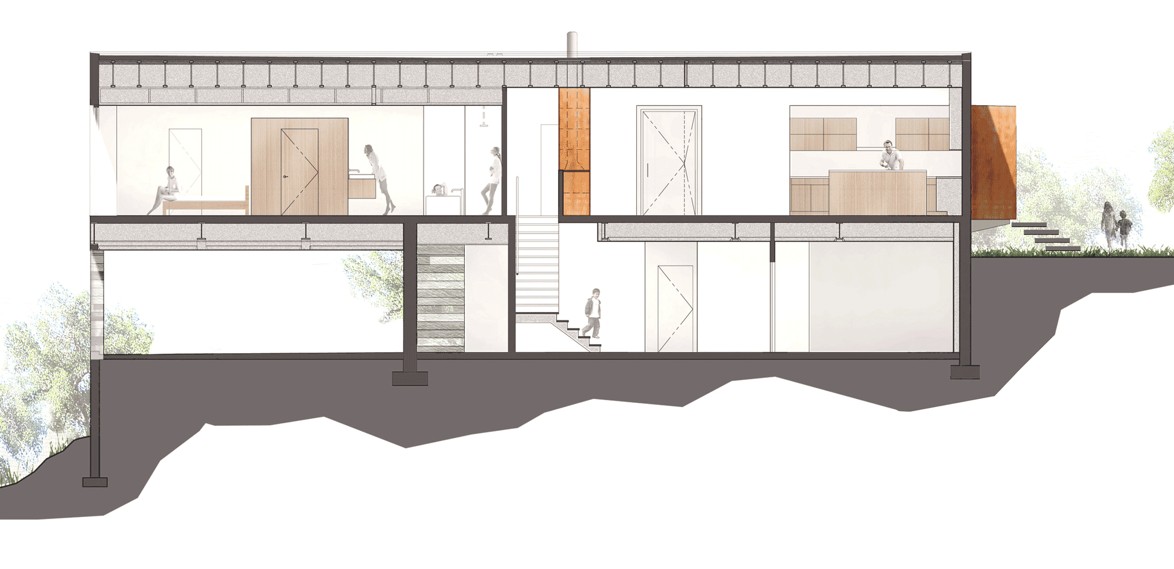 Emigration Canyon Residence by Sparano + Mooney Architecture
