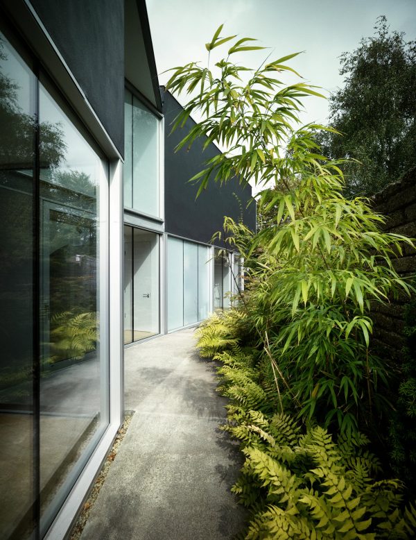 Folding House by A2 Architects cranks and folds along a narrow site