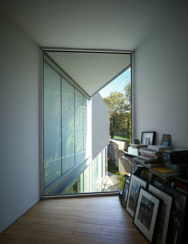 Folding House by A2 Architects cranks and folds along a narrow site