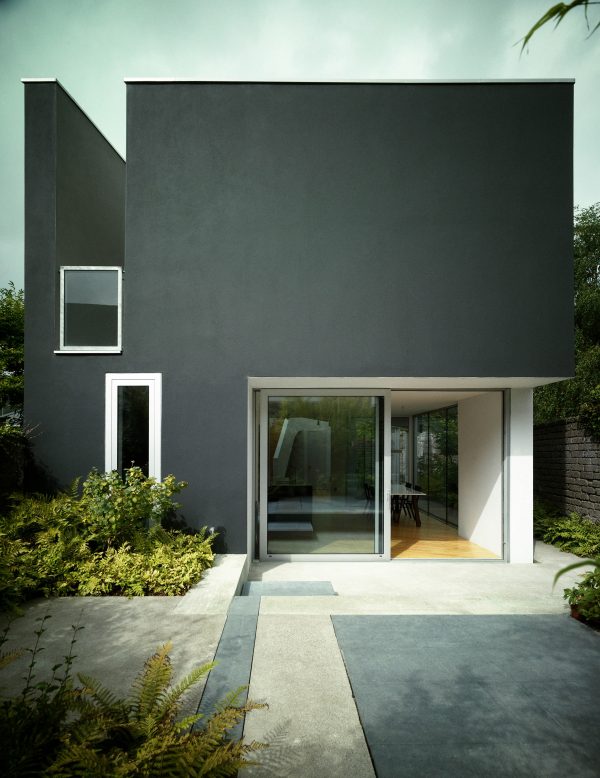 Folding House by A2 Architects cranks and folds along a narrow site