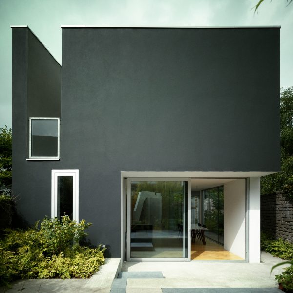 Folding House by A2 Architects cranks and folds along a narrow site