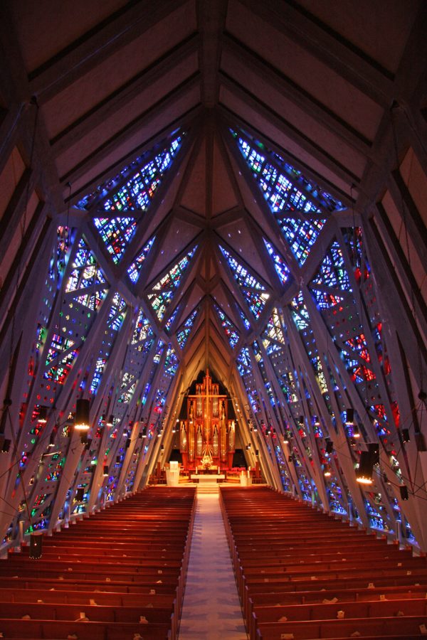 First Presbyterian Church, Connecticut, USA, by Wallace Harrison