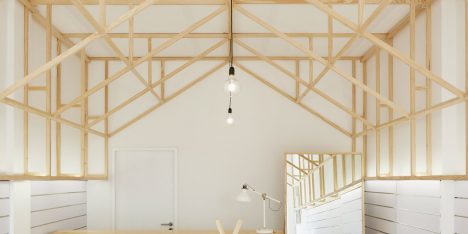 Bruno Lucas Dias adds timber skeleton to Portuguese accessories boutique