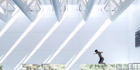 Guilford Aquatics Centre by Bing Thom Architects